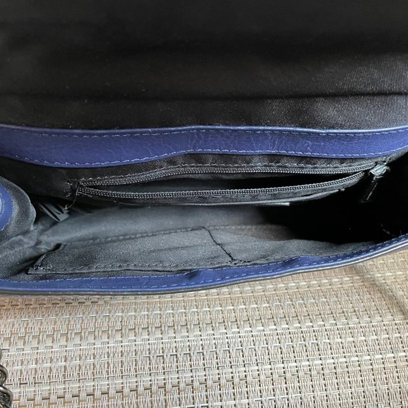 Rebecca Mincoff Cheron Quilted Love Suede Crossbody - Picture 2 of 7